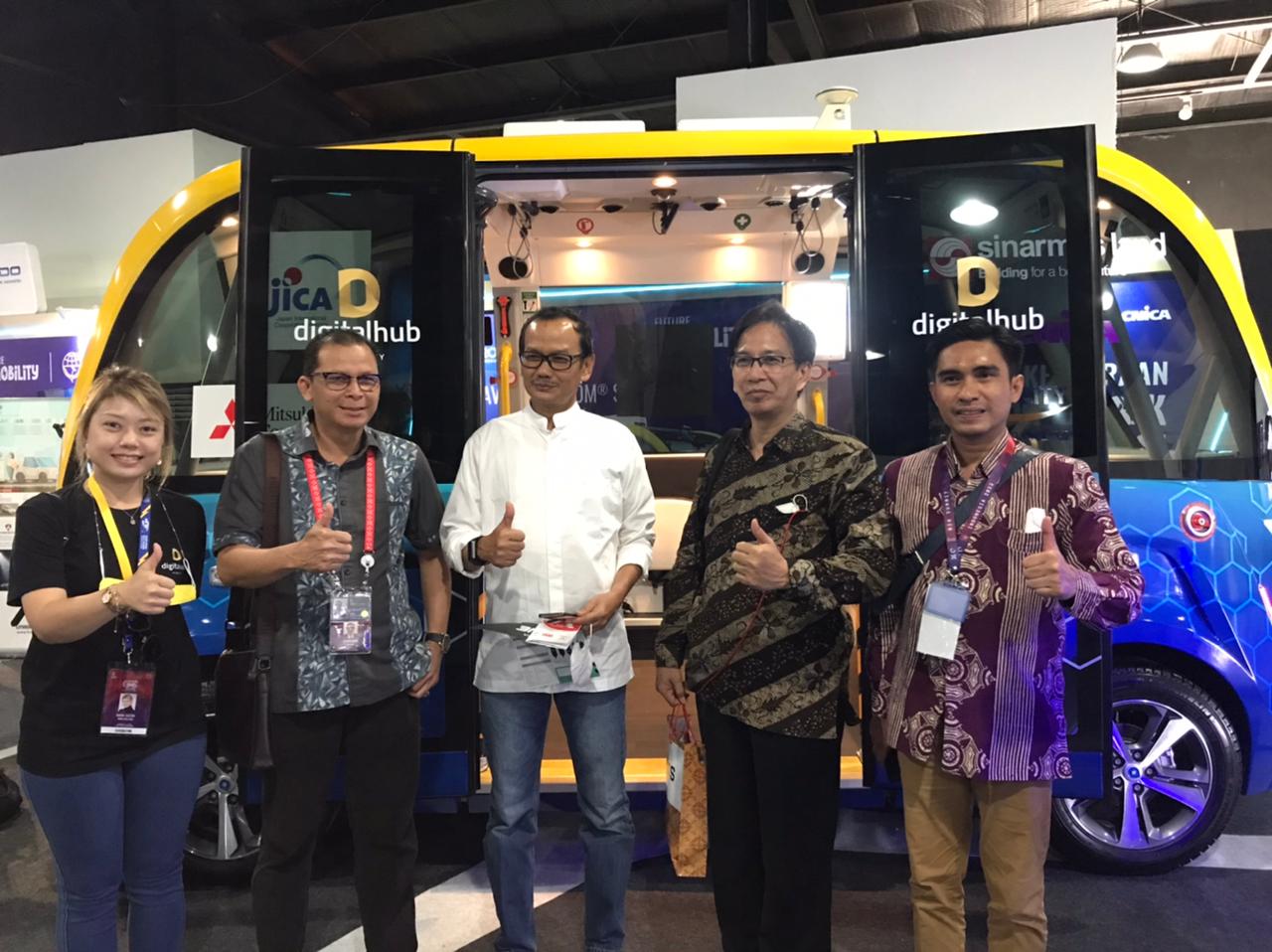 First Autonomous Vehicle at Green Office Park, BSD City